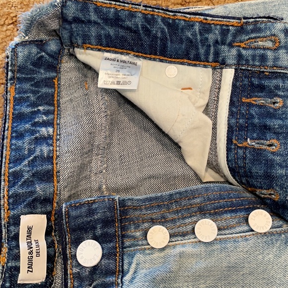 Zadig & Voltaire deluxe Jean. Size 26. Patchwork - Picture 2 of 6